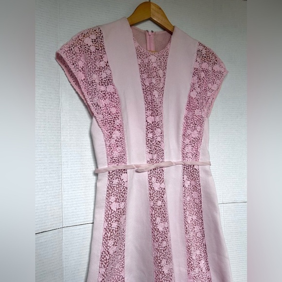 GIAMBATTISTA VALLI Lace Pattern Mini Dress light pink - Picture 8 of 10